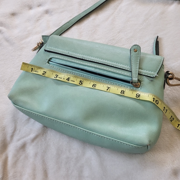 Purse and sandal set Paprika and Street Level mint green beaded fabric - Picture 10 of 12